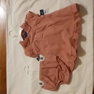 Ralph Lauren toddlers girls Coral Polo Pony Dress and Bloomers Set (12 Months)